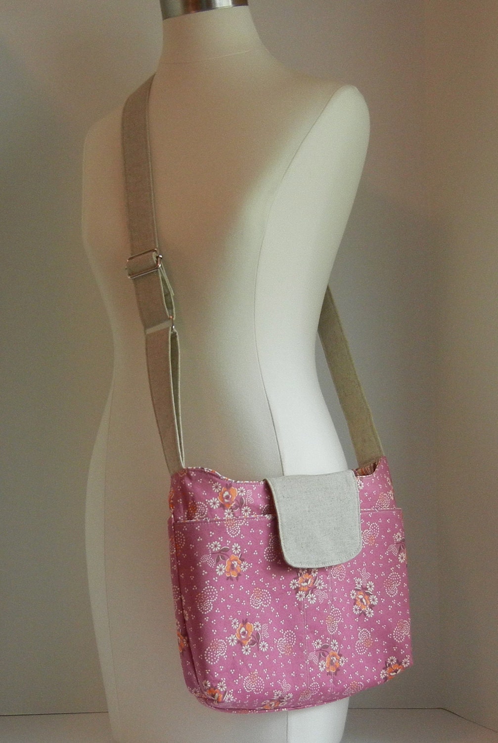 SALE Was 52 Now 35 Cross Body Messenger, Ready to Ship