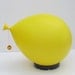 Balloon lamp designed by Yves Christin for Bilumen table or wall/ceiling light, Italy 1970s diffuser of blown plastic and black ABS base