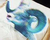 Animal-Mask pillow /big horn, METAMORPHOSIS (sleeping animal pillowcase)