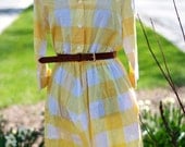Vintage// 1960s // Sunshine Girl // Yellow Day Dress //