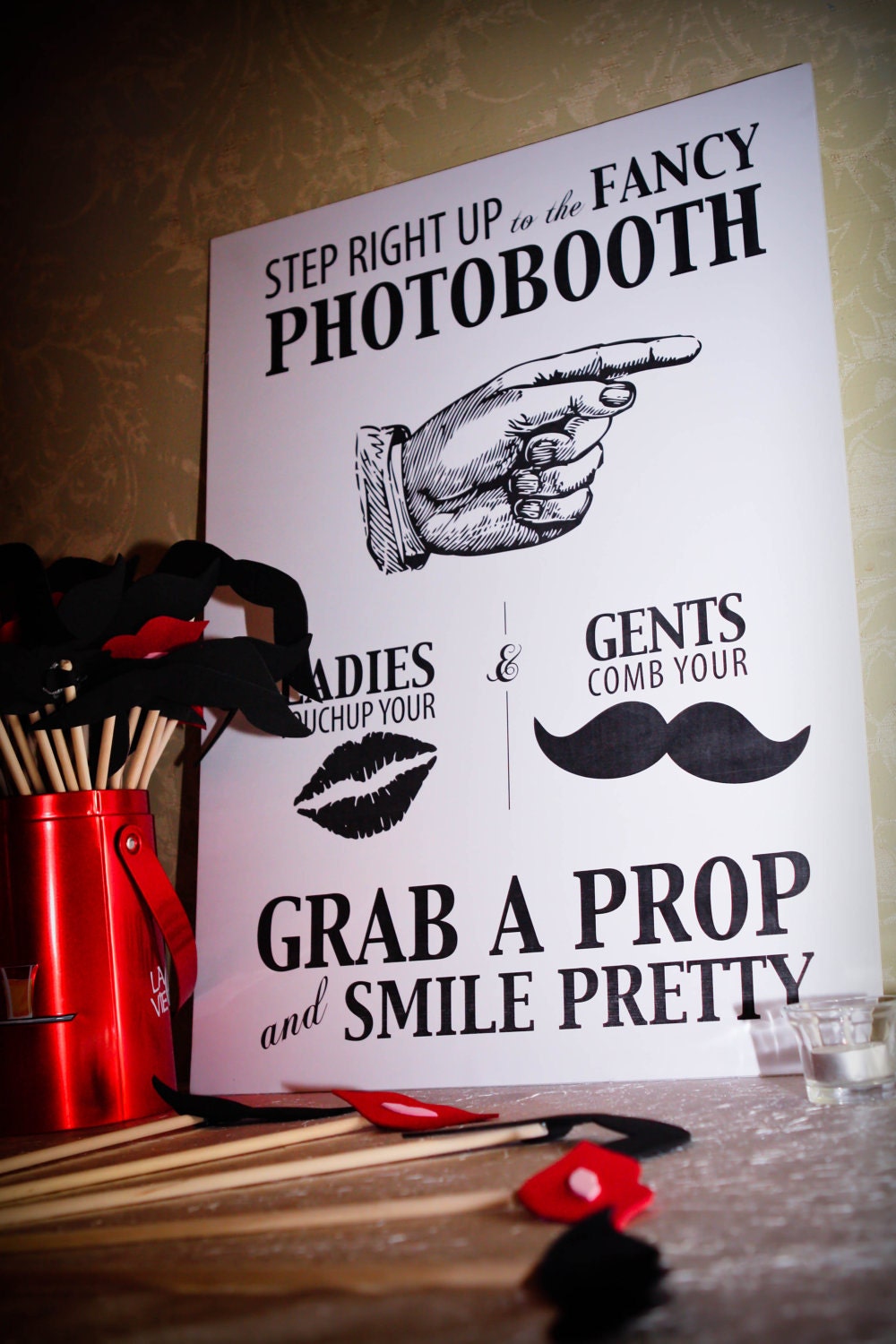 Photobooth poster sign