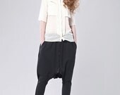Crop Trouser With Upside Down Collar