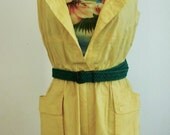 Vintage Sunshine Yellow Play Suit Jumper
