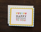 Hooray Birthday A2 Card