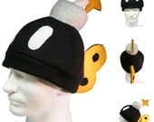 Bob-Omb - Super Mario Brothers inspired Fleece Hat