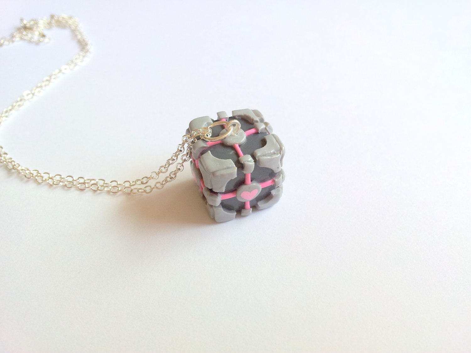Weighted Companion Cube necklace