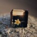 Square Photo Ring - Frangipani, Uluwatu Temple, Bali