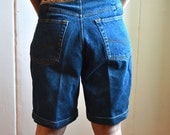 SALE - Vintage short - blue/yellow