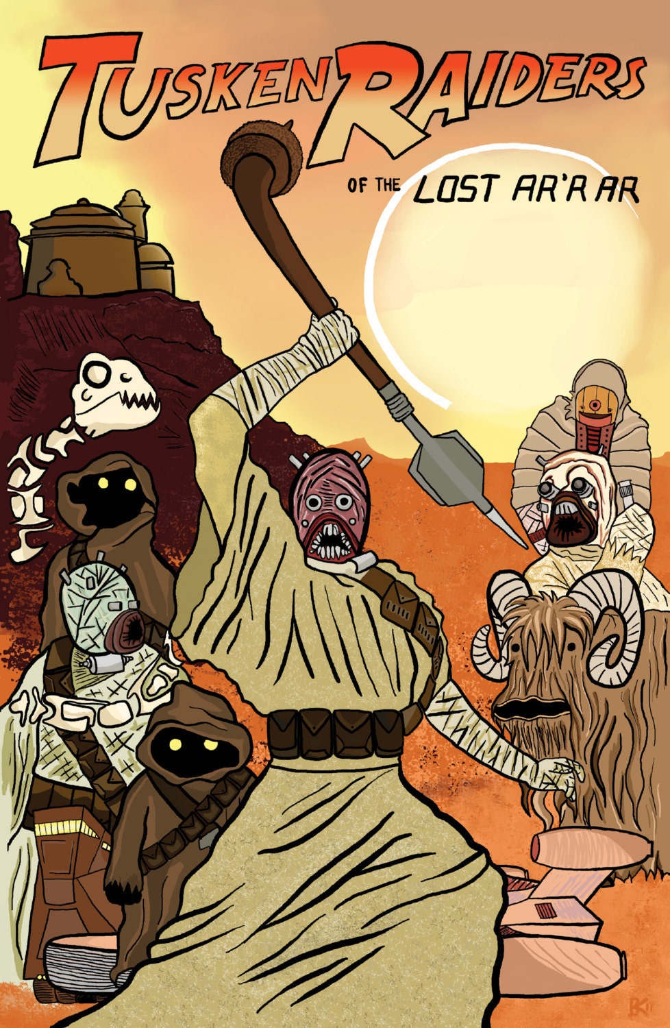 Tusken Raiders of the Lost Ar'rk Poster