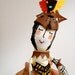 Andrea The Fox Queen- Handmade plush doll-Decorative and Playful-Woodland Creature-art doll
