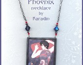 Blue Phoenix Necklace