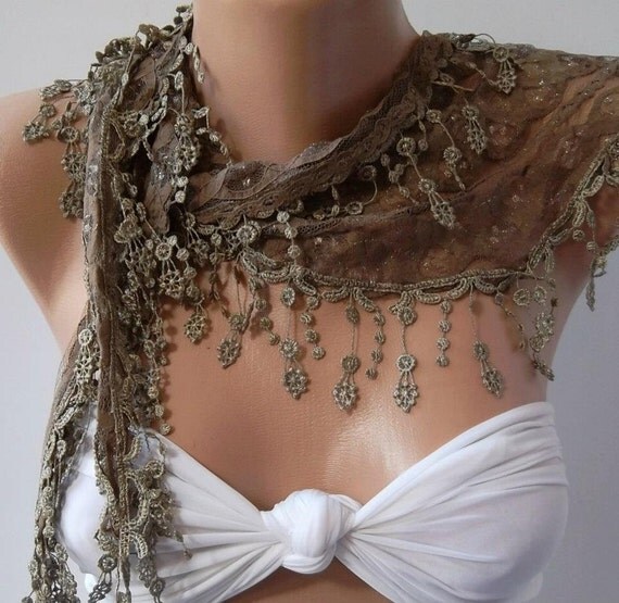 Perfect Accesory - Like a jewelry - Caramel Scarf