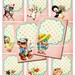 INSTANT DOWNLOAD, Digital ATC Vintage Animals, Retro Bracket Frames, Printable Collage Sheet, Tags, Labels, Cards