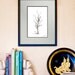 Ink and Paint Textured Gum Tree Fine Art Print - 11x14 Giclée Art Poster