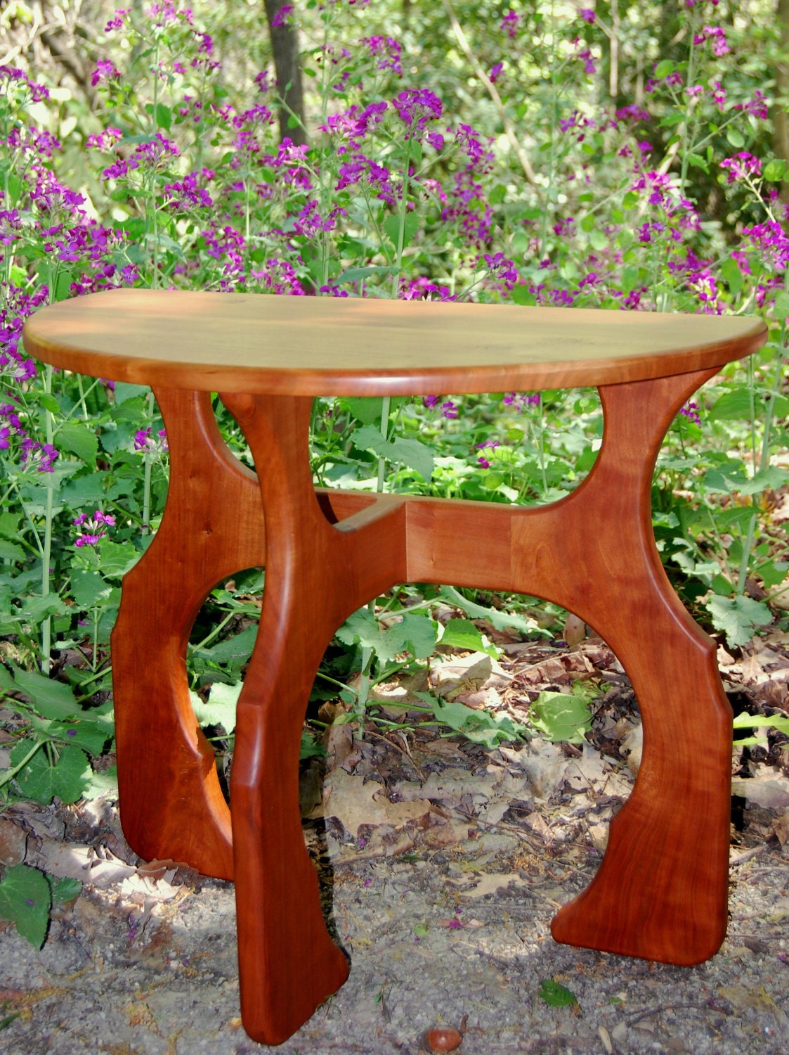 Cherry Side Table, Solid Wood Side or End Table, Handmade