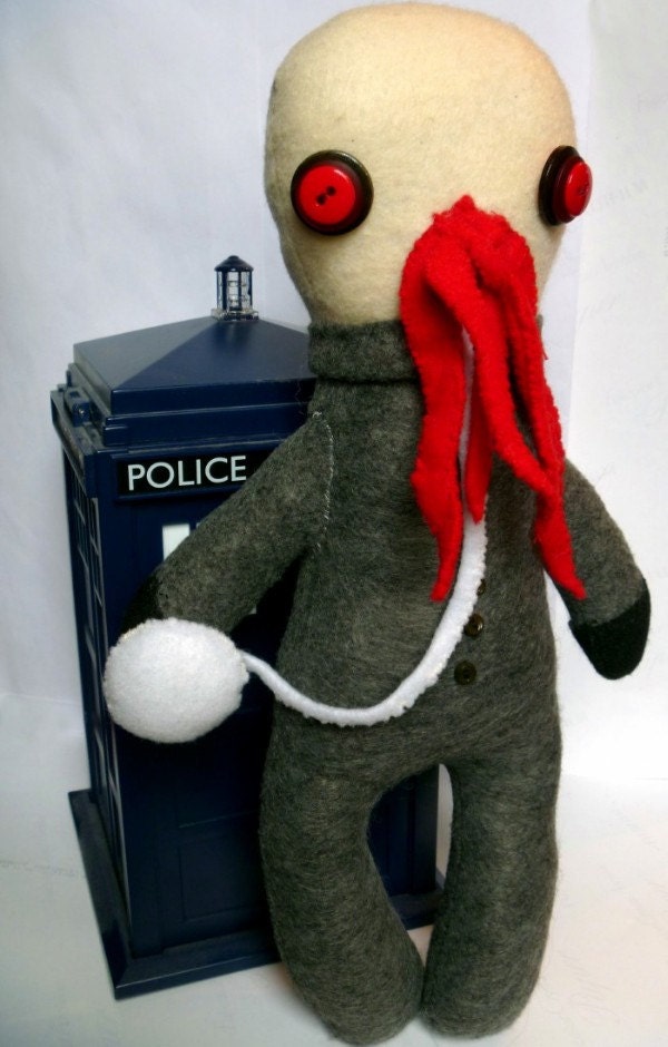 BBC Doctor Who Hand-Sewn Ood Plush