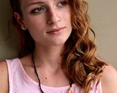 SALE  Budding Rose Garden - Hand Embroidered Necklace - Rosalyn