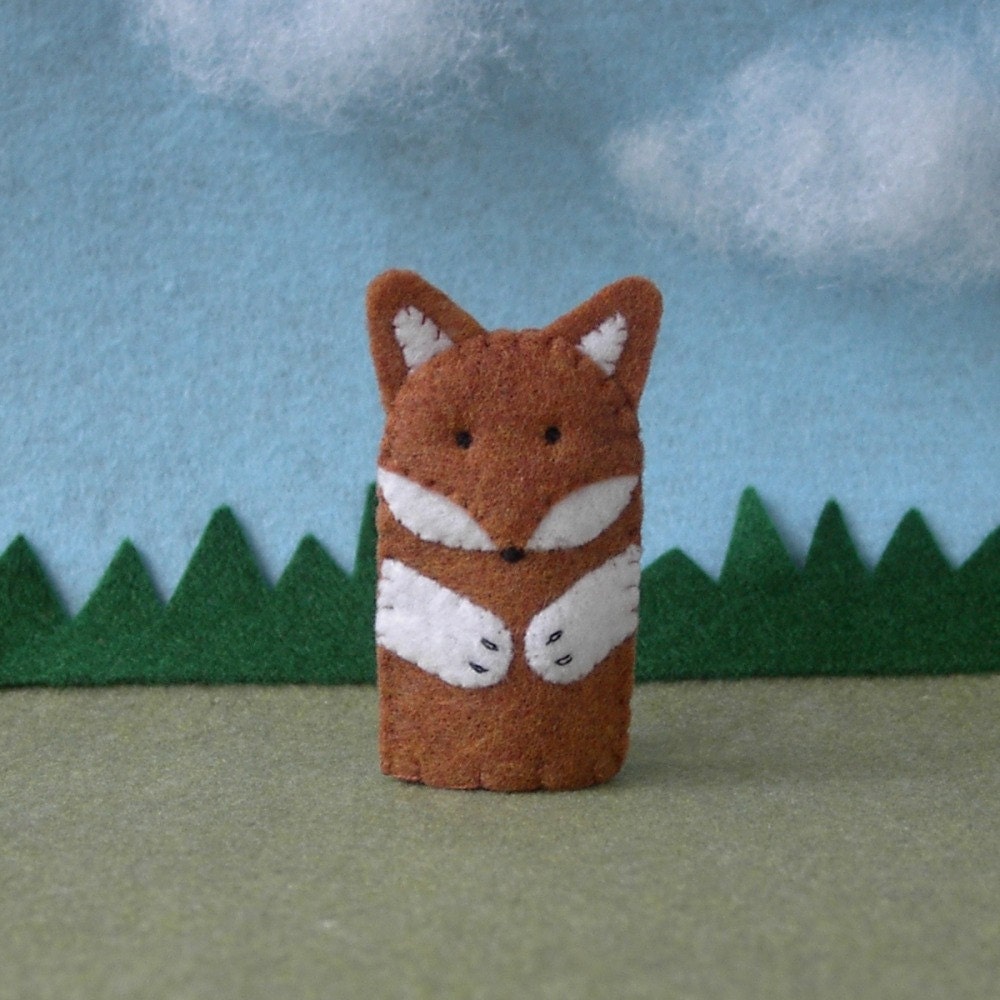 Fox Finger Puppet - style 1