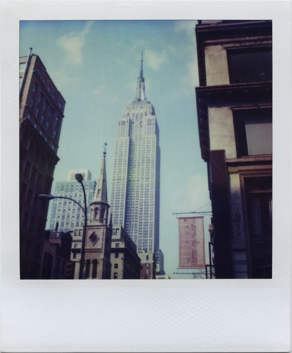Polaroid Print 5x7 - Empire State Building - Fine Art Photography