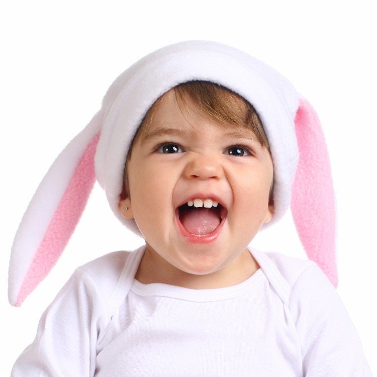 Baby Hat Pattern - Bunny Cow Cat Bear Devil Horns - Baby Hat Sewing Pattern PDF