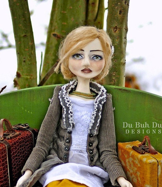Art Doll Print-Sylvia by Christine Alvarado