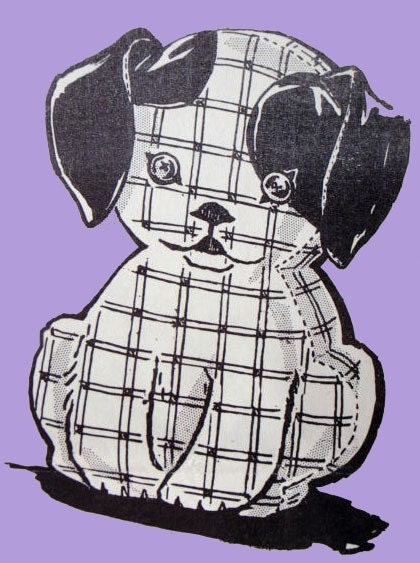 Puppy Pillow Vintage Sewing Pattern 5735