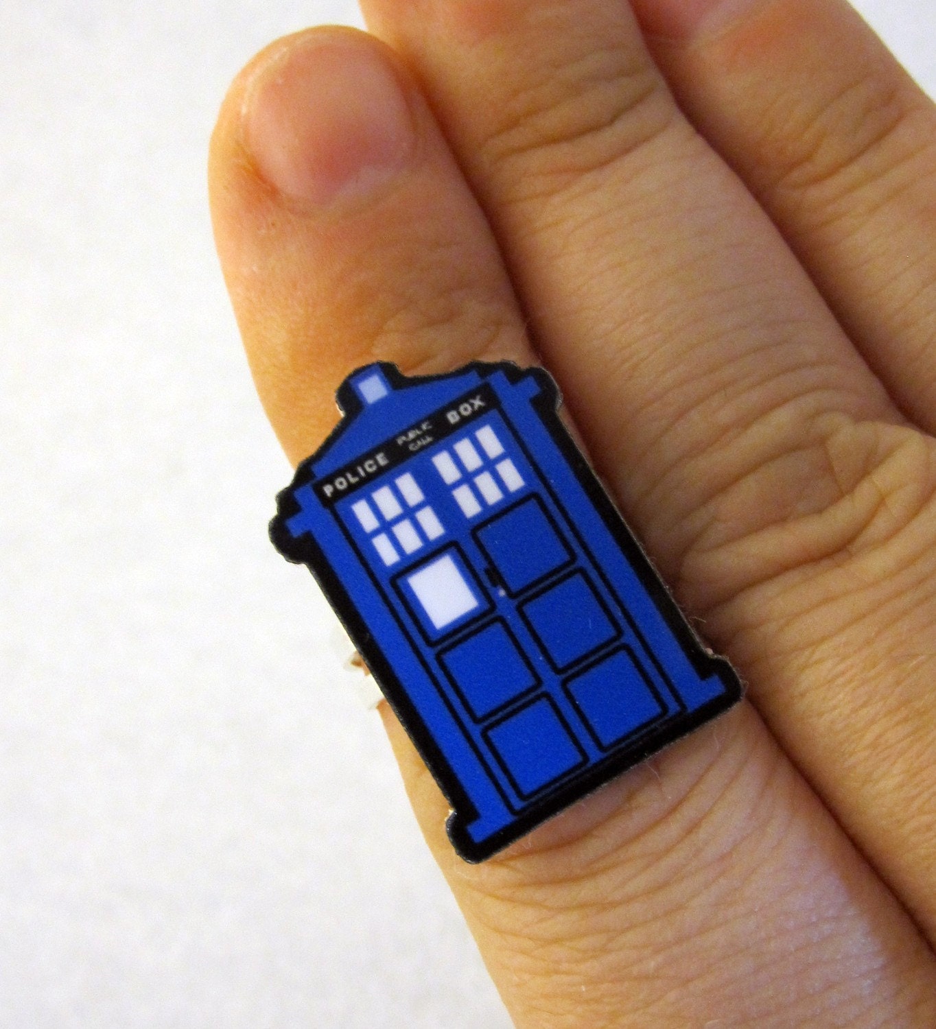 Blue Box Adjustable Ring