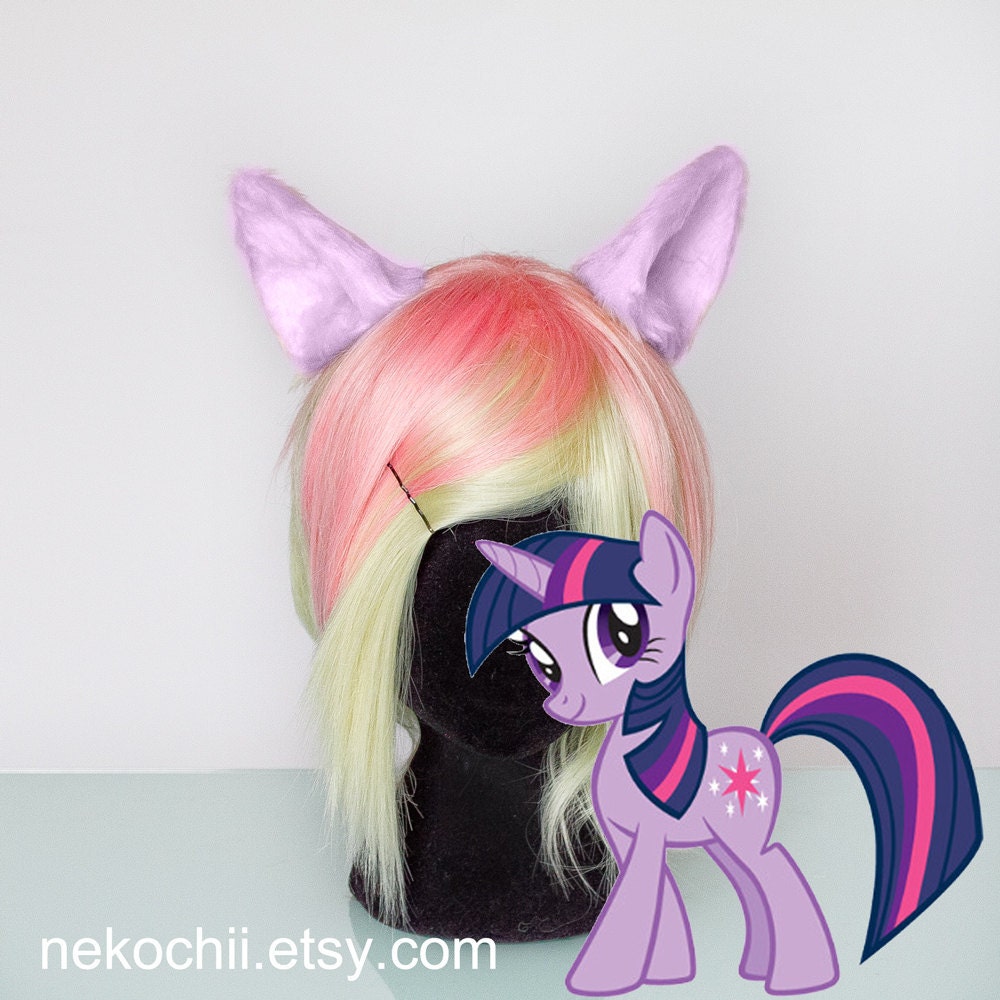 TwilightSparkle cosplay costume pony ears - My little pony friendship is magic - custom colours possible