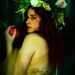 Prosperine, 11x14 inches Photographic Portrait of a Woman, Pre-Raphaelite with Pomegranate