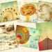 Carnival photography, nursery art, children's decor, baby's room, nursery prints, Ferris wheel circus pictures - set of 6 carnival photos