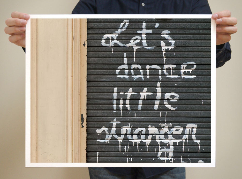 Paris Graffiti, Nouvelle Vague Lyric Print- 16x20 Paris Photo - Fine Art Prints - Paris Decor - French Home Decor - Urban Wall Art