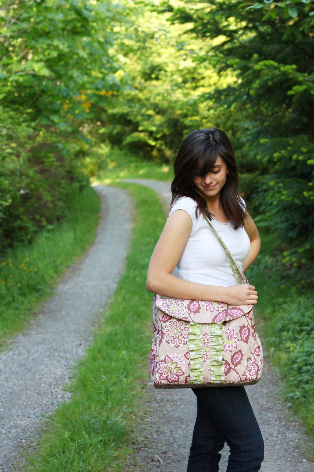 Lola Bea Diaper Bag PDF Pattern - Ruffle Diaper Bag Pattern