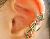 Bronze Quiver And Arrows Ear Cuff
