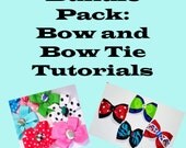 Bundle Pack: Bow and Bow Tie Tutorials  Save 2.00