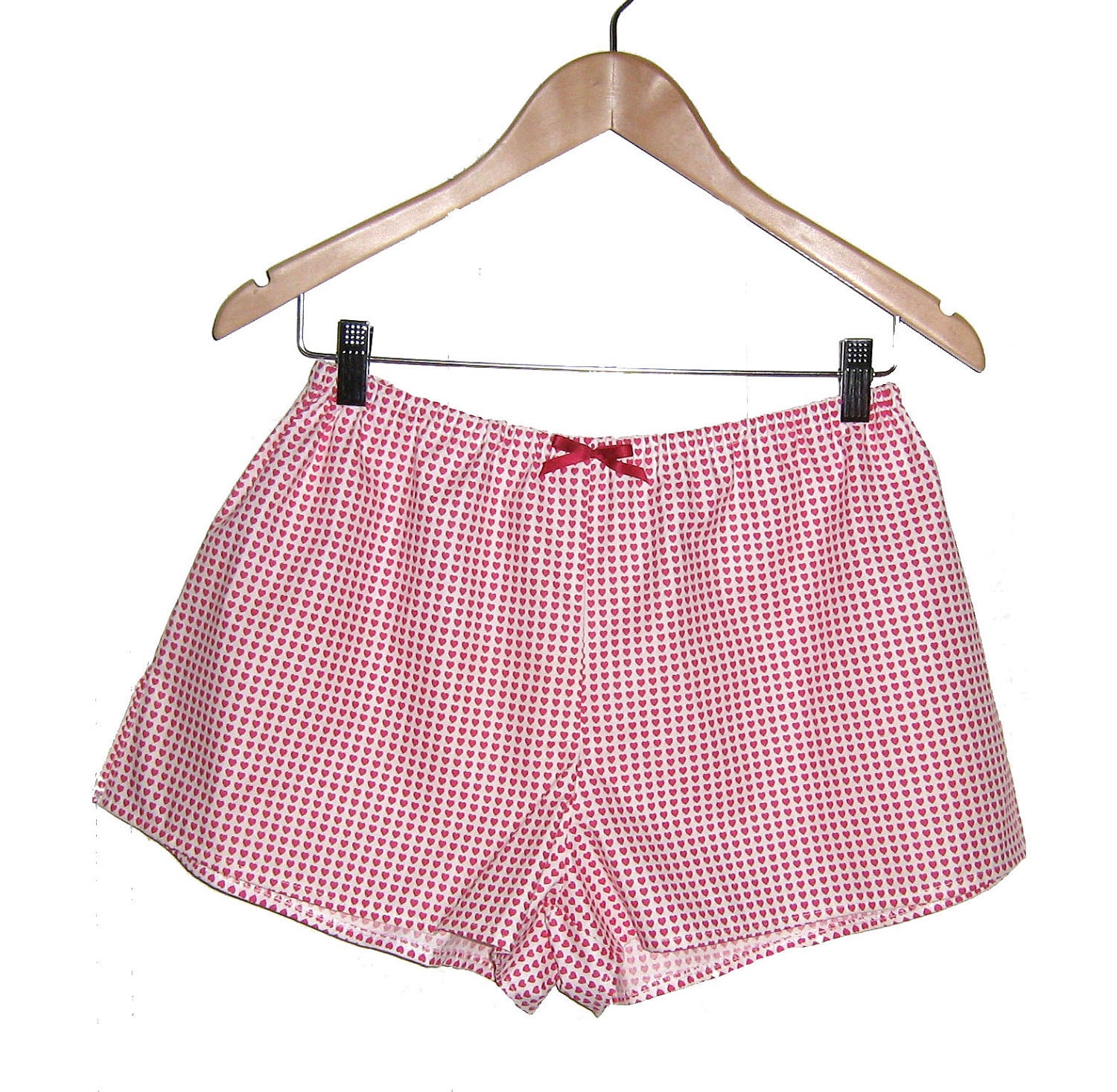 Cute Valentines Boxer Shorts in Heart Print Size: LARGE