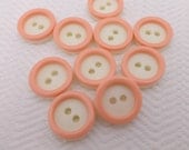 Peaches n Cream Vintage Buttons