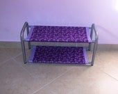 Fabric IKEA Shoe/Hat rack makeover tutorial hack