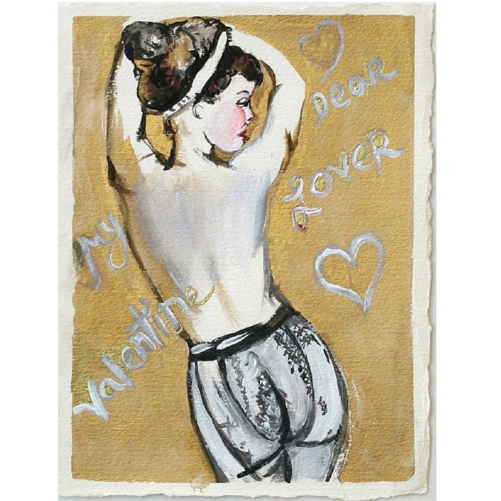Custom Boudoir Portrait: You are Hot, Commission an Original Sexy Drawing/Intimate Portrait for your sweetheart.