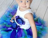 Gorgeous Peacock Birthday Tutu Set