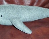 Soft Sculpture Plush Humpback Whale - Custom