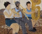 Blues Band Art Quilt