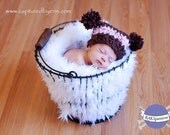 Crochet Pattern- Haley Double Pom Instant Download