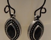 Bracelet and Earrings set in Art Deco style - Black Ice from my Gatsby collection