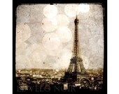 Paris, France, Mademoiselle Eiffel , Unmatted 8x8 TTV-inspired Fine Art Print