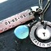 Hand Stamped Necklace - Personalized Necklace - Mothers Necklace - Hand Stamped Jewelry