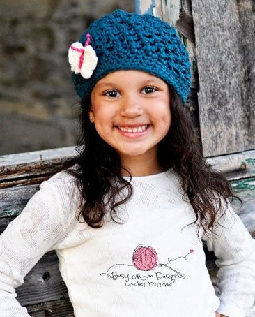Crochet Hat Pattern - Easy, Breezy Beanie or Slouchy Beret - All sizes included --- Very Fast and Easy ---  PDF 108- SELL what you make