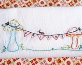 Cute Days of the Week Bunting Hand Embroidery Pattern Pack in PDF format.
