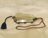 1910's Compact Purse Sapphire Compact Brun-Mill  Co. Powder Compact Gold Plated Compact Vintage Compact Vintage Purse Mirror Compact