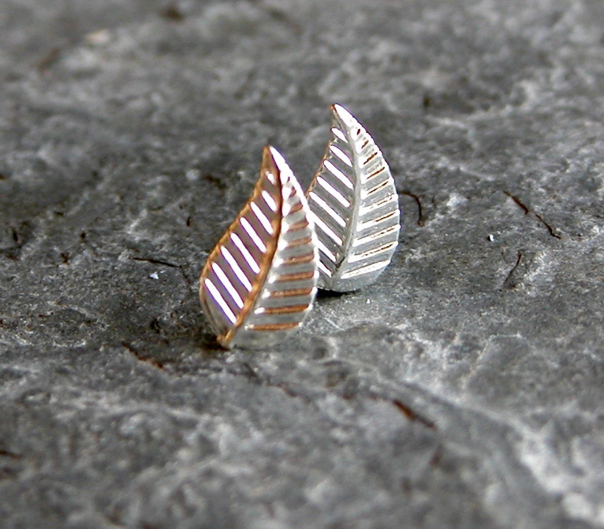 Leaf Post Earrings,Studs,Silver Leaf Stud Silver Earrings Black friday studs Cyber Monday Sale