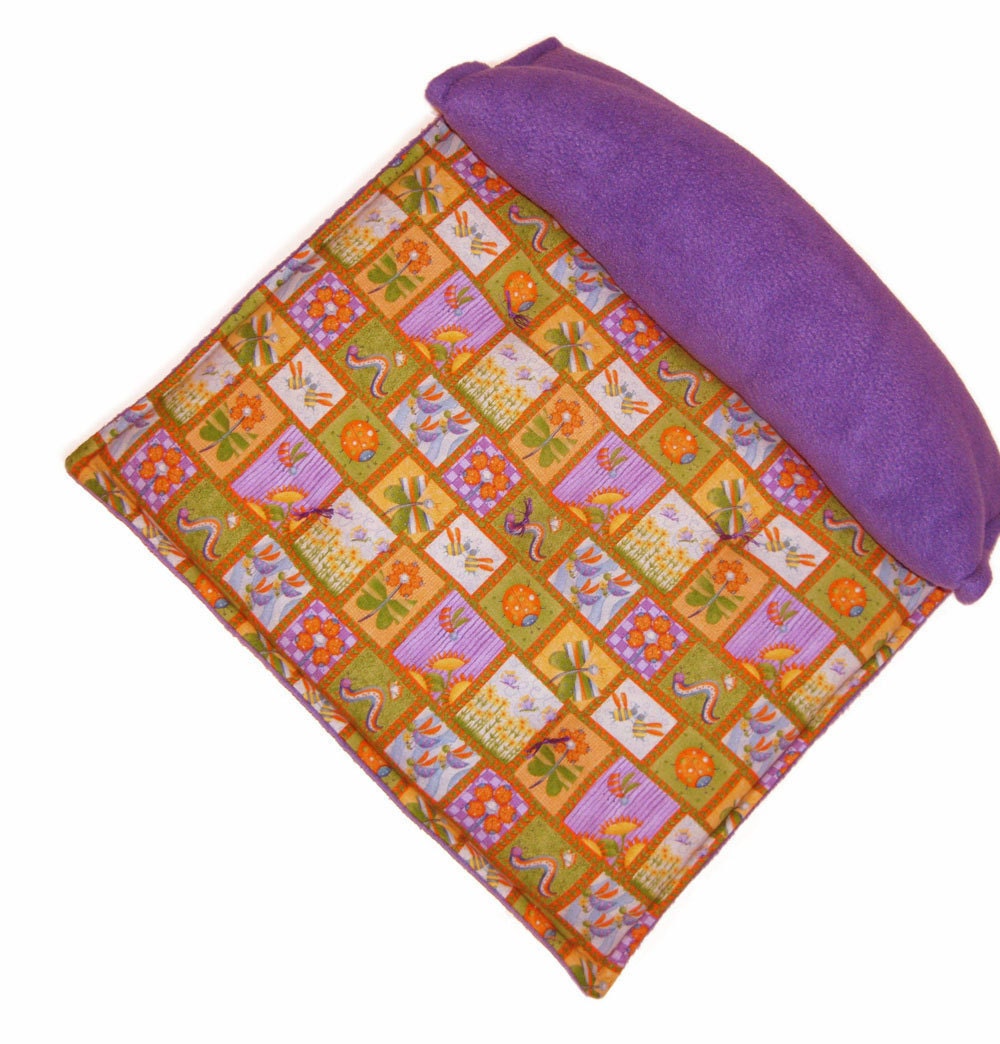 Cat Bed/Dog Bed-Reversible:  The "Bernie" Pet Lounger